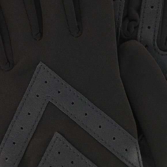 Isotoner Women's Touchscreen Spandex Winter Glove with Chevron Wrist - Picture 3 of 4